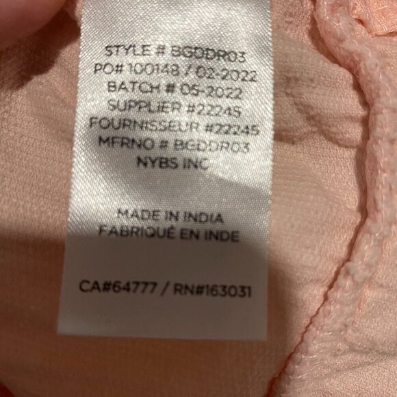 Rise little earthling pink cord dress 3-6 months. - Picture 5 of 6